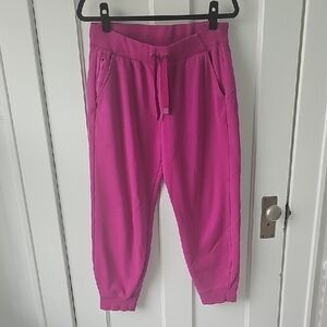 Athleta Magenta Jogger Sweatpants